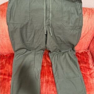 J. Crew Women's Olive Cargo Pants